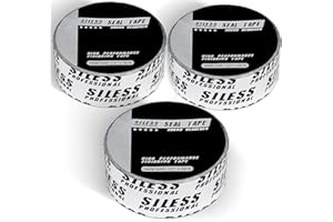 Siless Professional Finishing Sealing Tape for car Sound deadening Installation 1-1/2in x 30ft, Silver, 3 Pack