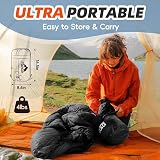 MEREZA Sleeping Bag XL for Men Large Wide 90.5 x 32.3 in Warm view 6