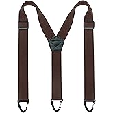 JEMYGINS Hidden Suspenders for Men Under Clothes with 3 Snap Loop (1.48" Wide)