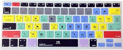 Amazon Adobe ショートカット キーボード Premiere Pro Cc ホットキー シリコン Mac キーボード スキン Macbook Air 13 Macbook Pro 13 15 17 Retina Us 欧州 Iso キーボード Eu Us 両方 Forany キーボードカバー 通販