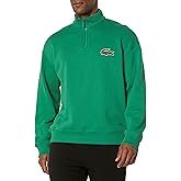 Lacoste unisex-adult Loose Fit High Neck Fleece Sweatshirt