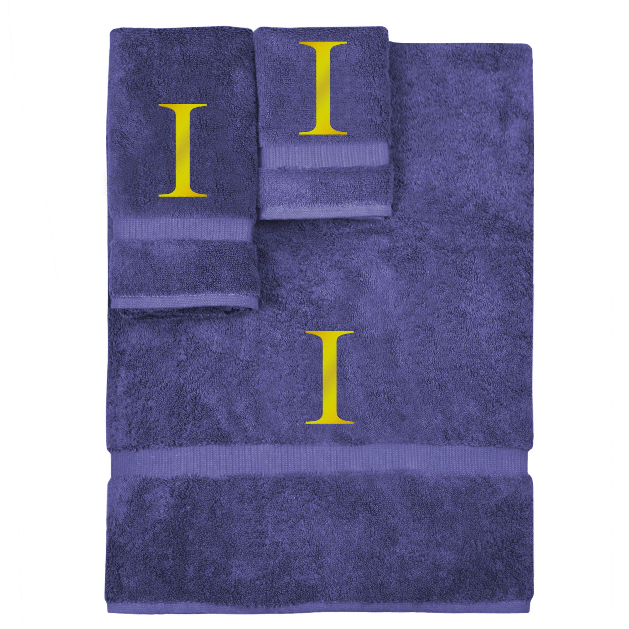 Monogrammed Towel Set, Personalized Gift, Set of