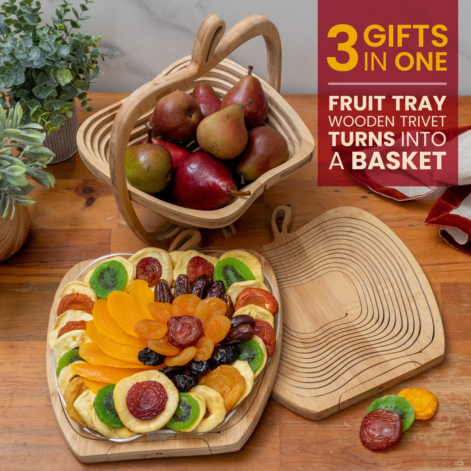 BONNIE AND POP Dried Fruit Gift Basket