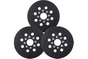 5 Inch Sander Pad Replacement Compatible with Bosch Orbital Sander ROS10 ROS20VS ROS20VSC ROS20VSK ROS20, 8 Hole Hook & Loop 