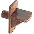 Prime-Line MP9001 Shelf Support Pegs 1/2 In. Width X 1 In. Length X 1/4 In. Diameter Plastic Light Brown (50 Pack)
