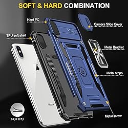 FRLMOOES for iPhone Xs Case with 2 Screen