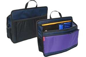 BAGGEX STORE Insert Organizer for Casual Briefcase, Shoulder Bag and Tote Bag (L) (Multi Colors)