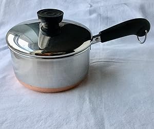 Revere: 1qt Saucepan & Lid Copper Bottom