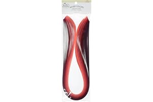 QUILLED CREATIONS Quilling Paper Mixed Colors .25" 100/Pkg, Reds (5 Colors)