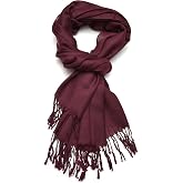 Gelante Plain Soft Pashmina Shawl Wrap Scarf Solid Colors.