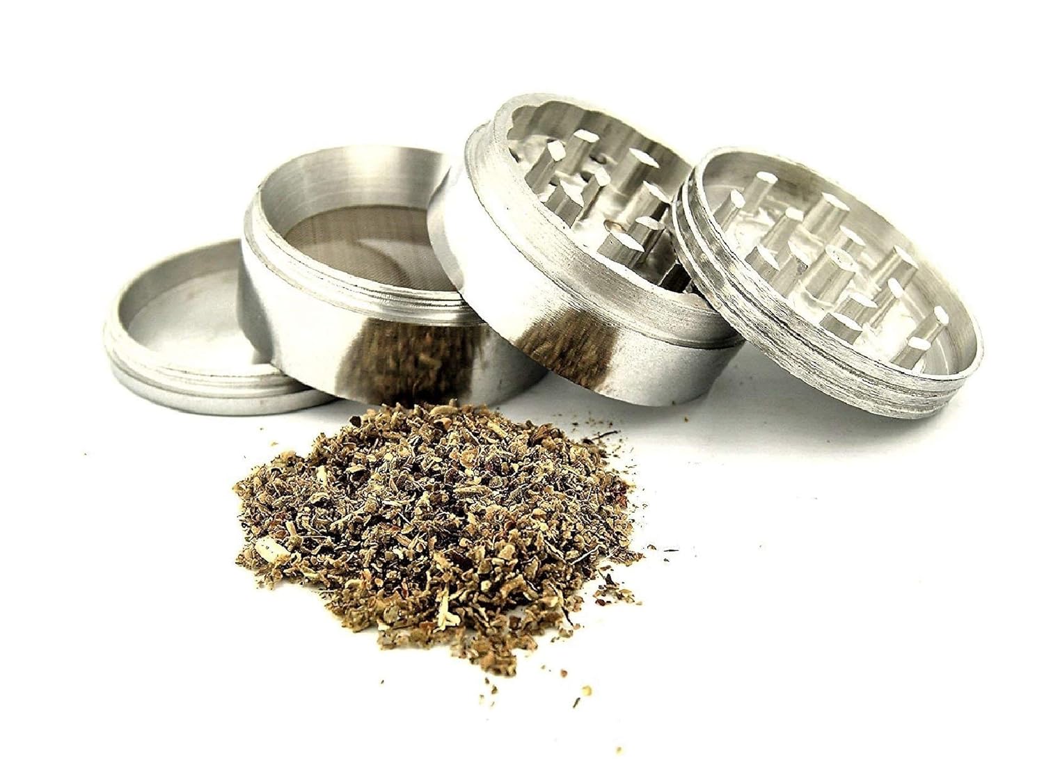 Buy Separate Way Herb Weed Crusher Grinder Stainless Steel with Honey