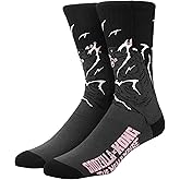Bioworld Godzilla Vs. Kong The New Empire UV Color Change Godzilla Adult Athletic Crew Socks-OSFA