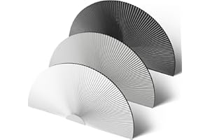 Sulugood Arch Window Shades Blackout Half Circle Cordless Cellular Shades No Drill Half Moon Honeycomb Blinds for Indoor Window Thermal Insulation Noise Reduction,Blackout-White,72" W x 36" H