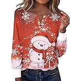 Ivicoer Womens Long Sleeve Shirts V Neck Tops Business Casual Outfits Bcasic Tees Spring Clothes 2026 Trendy Blouses