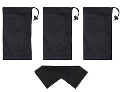 Mamlyn Set of 3 Microfiber Soft Sunglasses