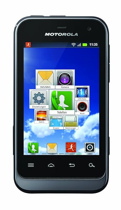 Motorola Defy mini Smartphone (8,1 cm (3,2 Zoll) HVGA-Touchscreen, 3 Megapixel Kamera, Android 2.3) schwarz