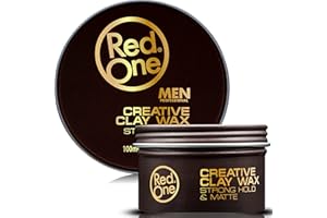 RedOne Creative Clay Wax 100ml, Medium Hold | Matte Finish | All Hair Types
