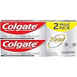 Colgate Total Toothpaste, Clean Mint, 9.6 Ounce (2-Pack)