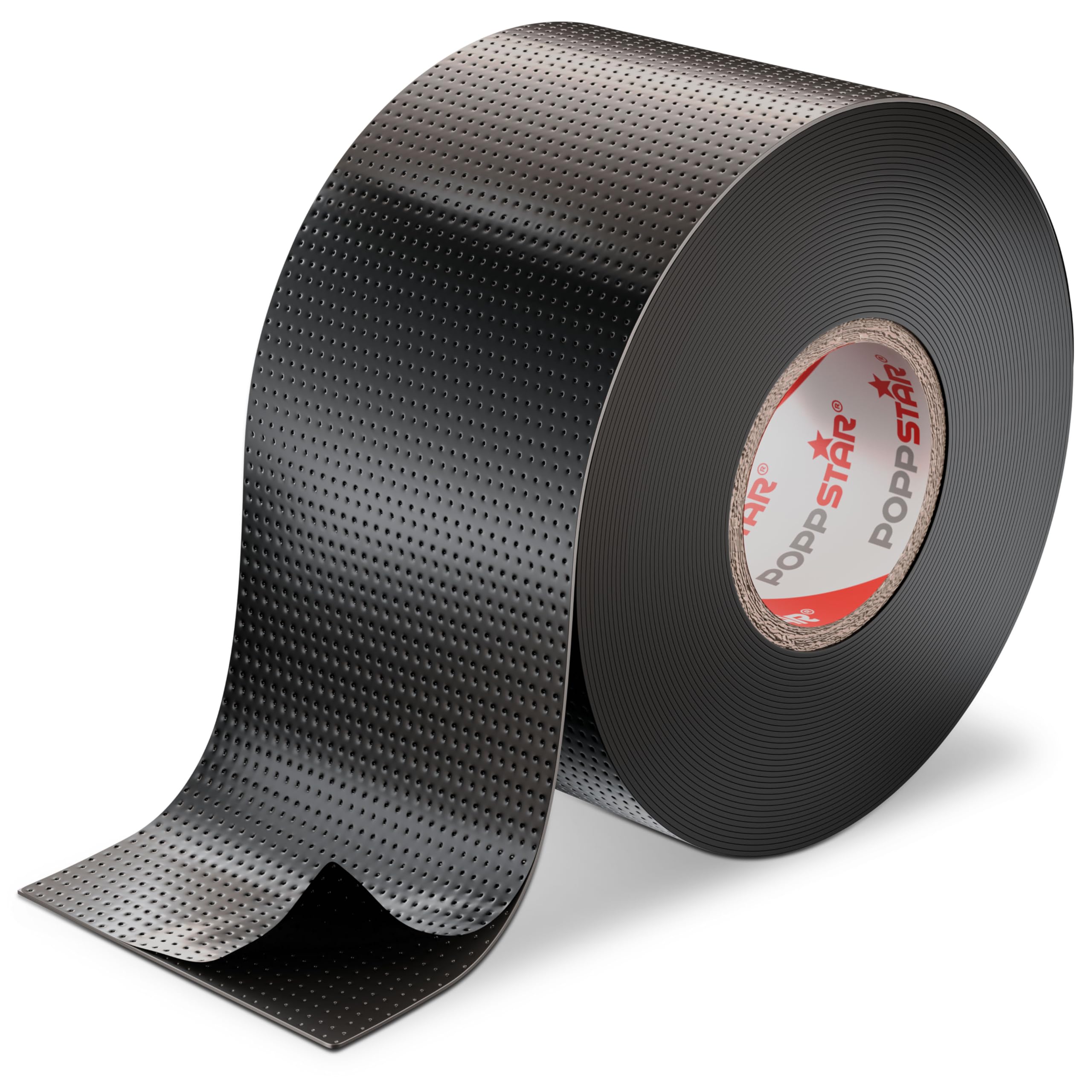 POPPSTAR Self-fusing Universal Insulating Tape, Sealing Tape, LxWxH 10m x 50mm x 0.76mm, Black