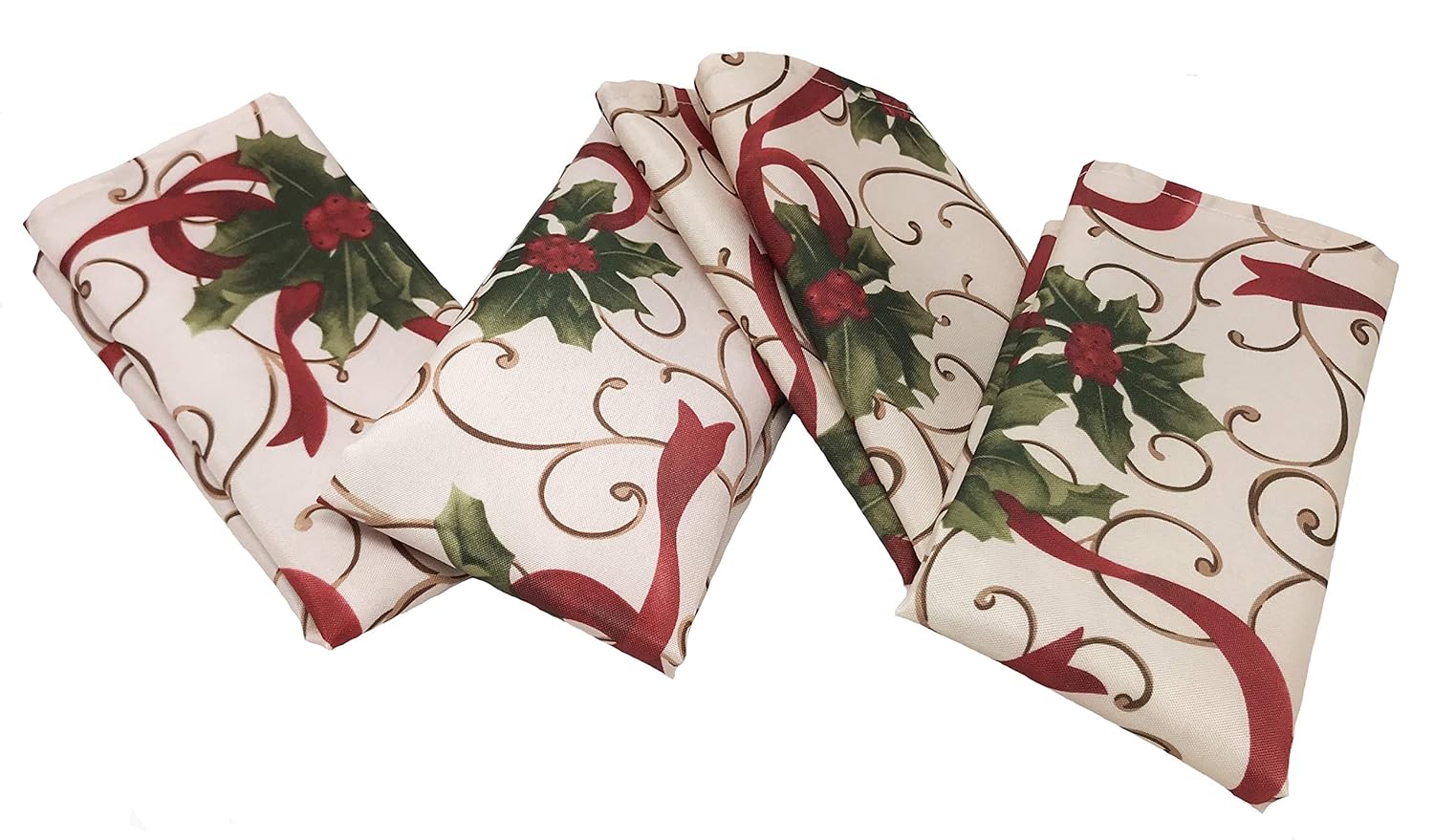 Joy Christmas Pack Of 4 Napkins (17x17in43x43cm Approx) Amazon.co.uk