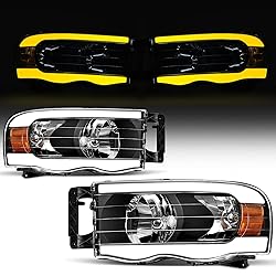 oEdRo LED DRL Headlight Assembly Replacement for