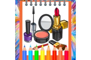 Sweet Beauty & Make up Coloring For Girls