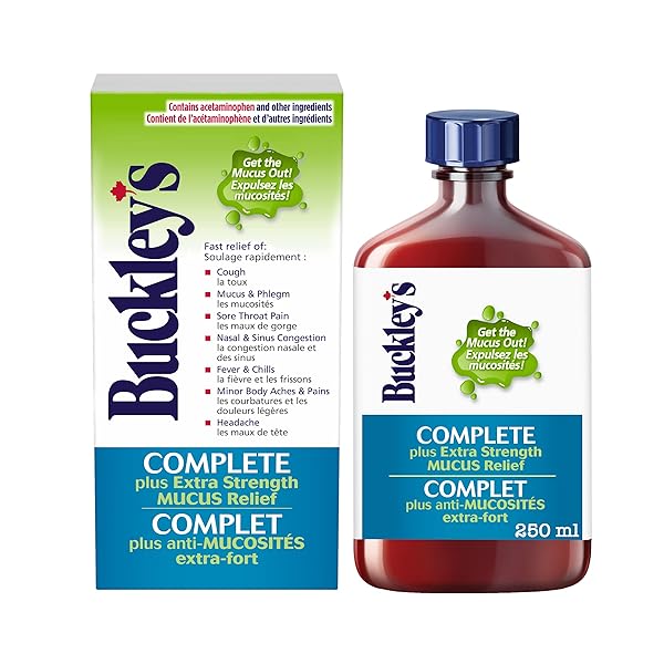 BUCKLEY COMPLETE MUCUS RELIEF 250ML SIZE