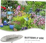 Happyyami Ceramic Butterfly Bee Feeder Water Dish Large Capacity Garden Decor view 5