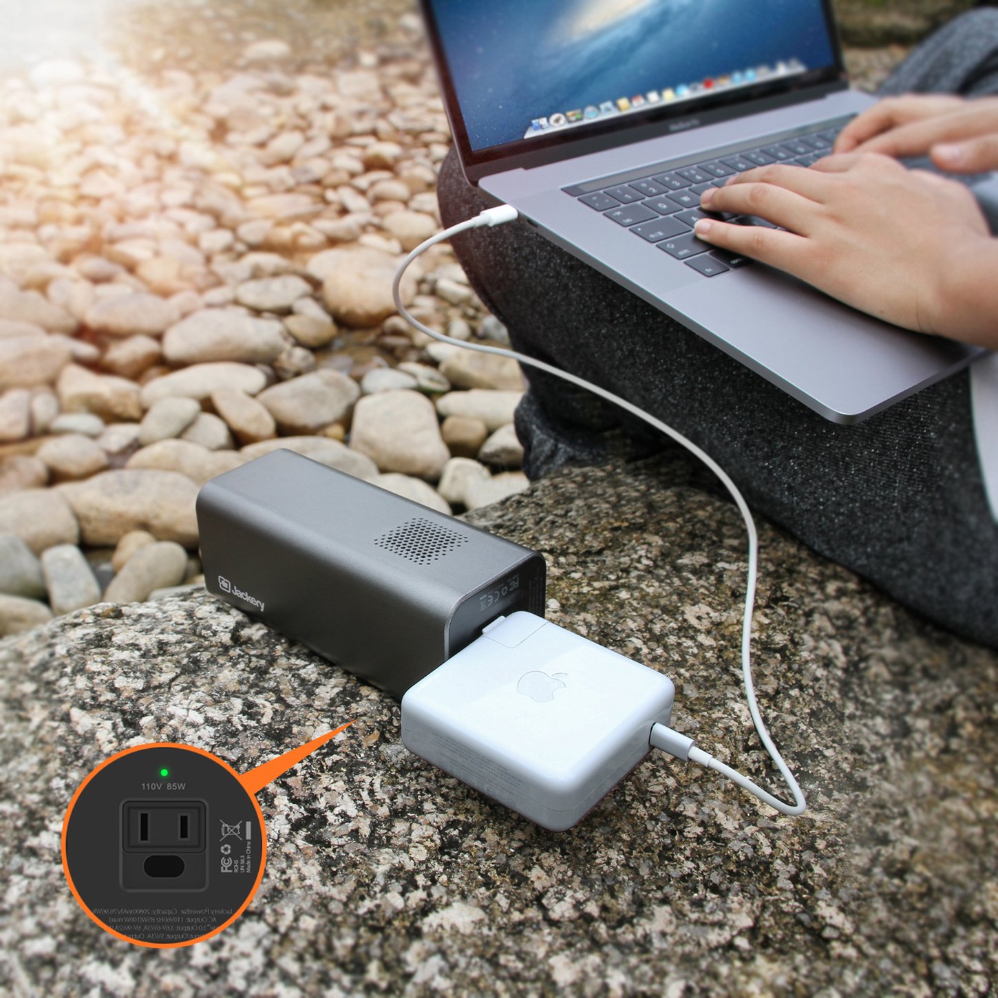 AC Outlet Portable Laptop Charger Power Outdoors(TSAApproved), Jackery