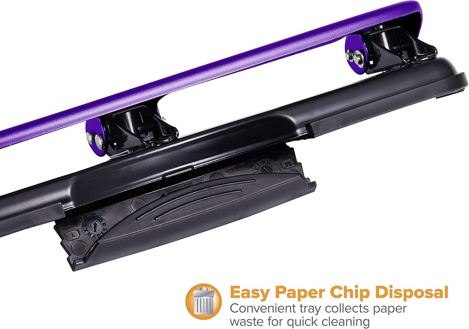 Bostitch Office EZ Squeeze Reduced Effort 3-Hole Punch, 12 Sheets, Purple (2105), 1.6" x 3" x 11" : Desk Staplers : Office Products