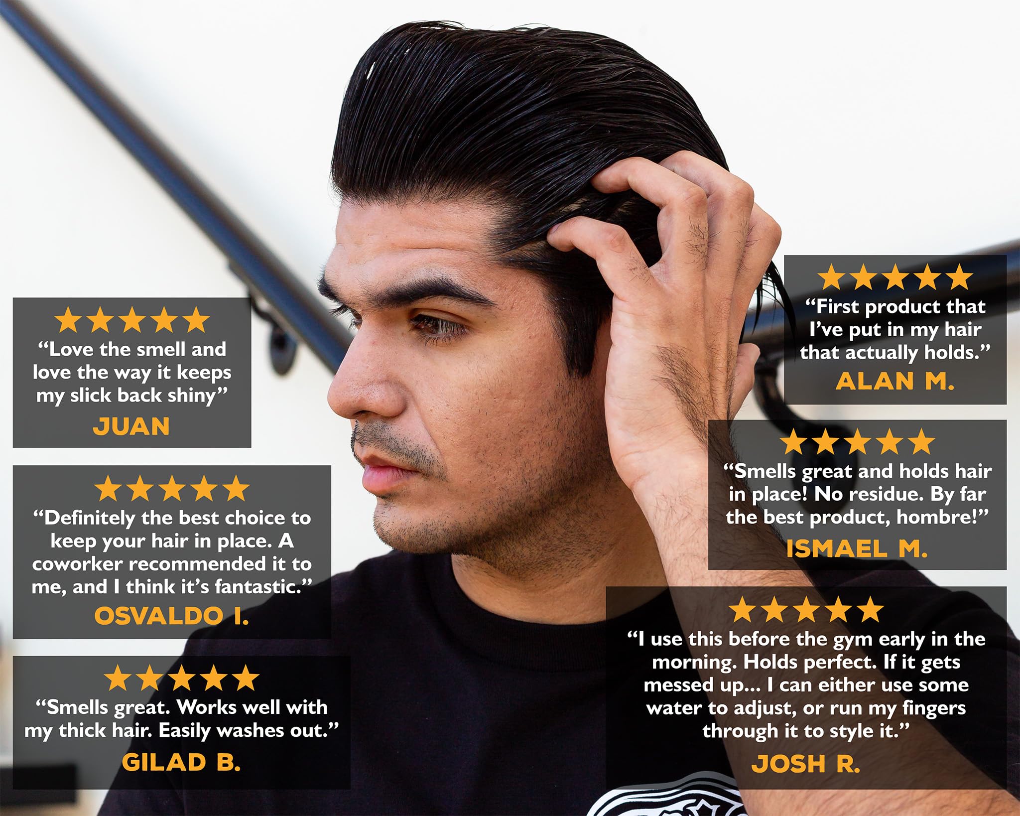 Suavecito Pomade Firme (Strong) Hold - Strong Hold Hair Pomade For Men - Medium Shine Water Based Flake Free Hair Gel - Easy To Wash Out - All Day Hold For All Hair Styles