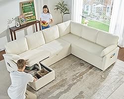 PaPaJet Sofa Bed, 112 Inch Sleeper Sofa, Oversized