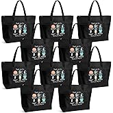Locmeo 10 Pcs Anesthetist Appreciation Tote Bags for Women Men Thank You Crna Gifts for Nurse Anesthesiology Work Office