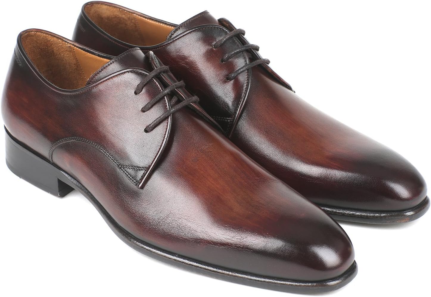 Paul Parkman Antique Brown Derby Shoes (ID#696AT51)