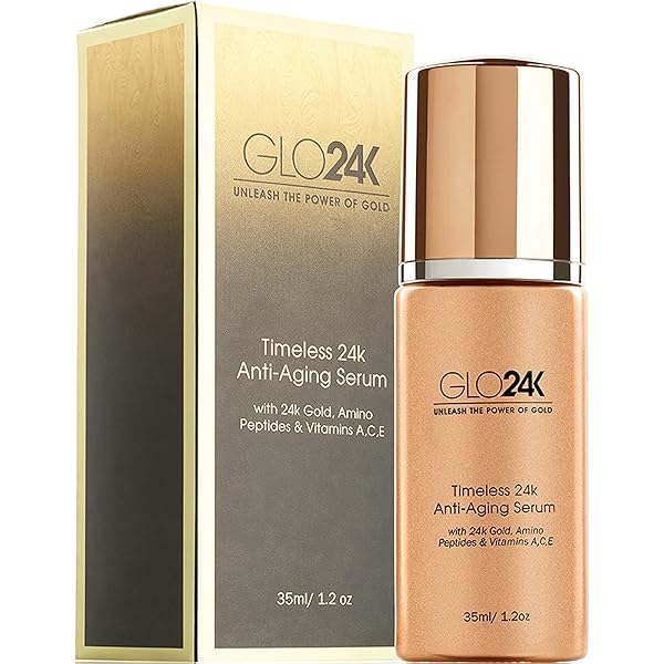 Amazon.com: GLO24K Eye Serum with 24k Gold, Hyaluronic Acid, and