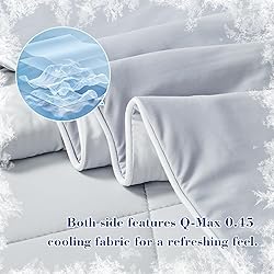 EMME Cooling Comforter King Size, Double Sided Cold