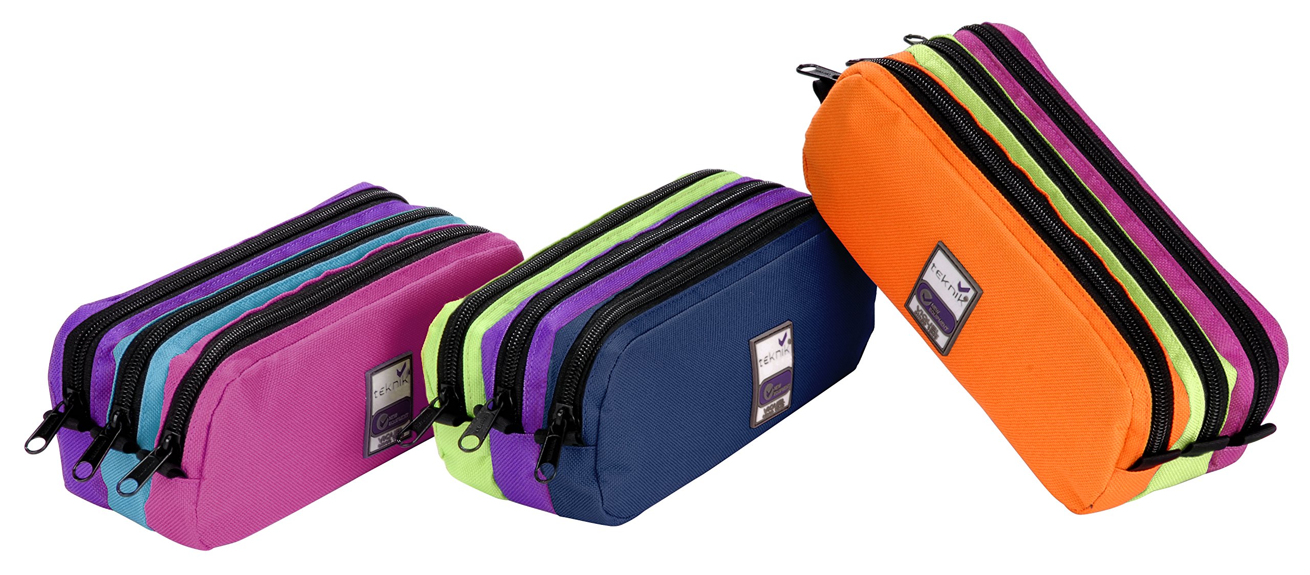 Viquel Teknik Pencil Case, 22 cm, Pink, 22 cm, Kits