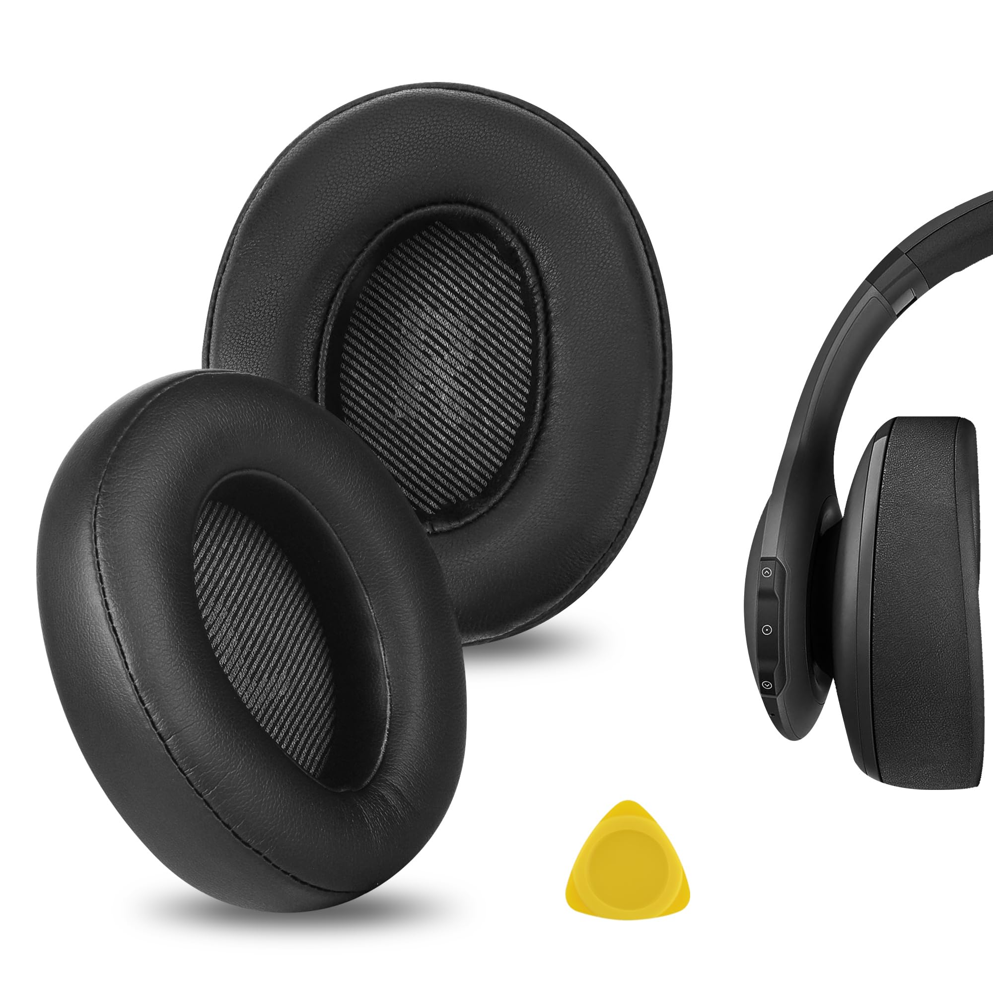 Geekria Replacement Ear Pads for JBL Everest Elite 700, V700NXT Headphones Ear Cushions, Repair Parts (Black)