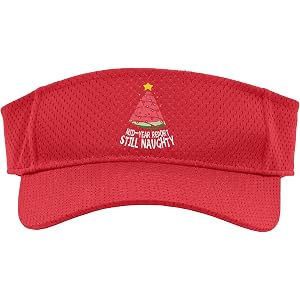 Watermelon Mid Year Report Still Naughty Christmas in July Sport Sun Visor