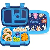Bentgo + BLUEY Kids Leak-Proof, 5-Compartment Bento-Style Kids Lunch Box | Ideal Portion Sizes for Ages 3-7, Durable, Drop-Proof, Dishwasher Safe, PFAS &amp; BPA-Free Materials (Bluey&rsquo;s Universe)
