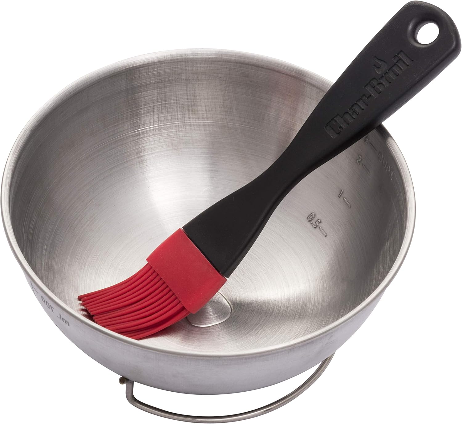 Char-Broil 9849200R06 Melting and Basting Set, Silver : Garden & Outdoor
