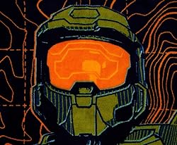 Halo UNSC Master Chief Micro Plush Fleece Throw