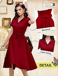 Wedtrend Red Formal, 50's Vintage Style for