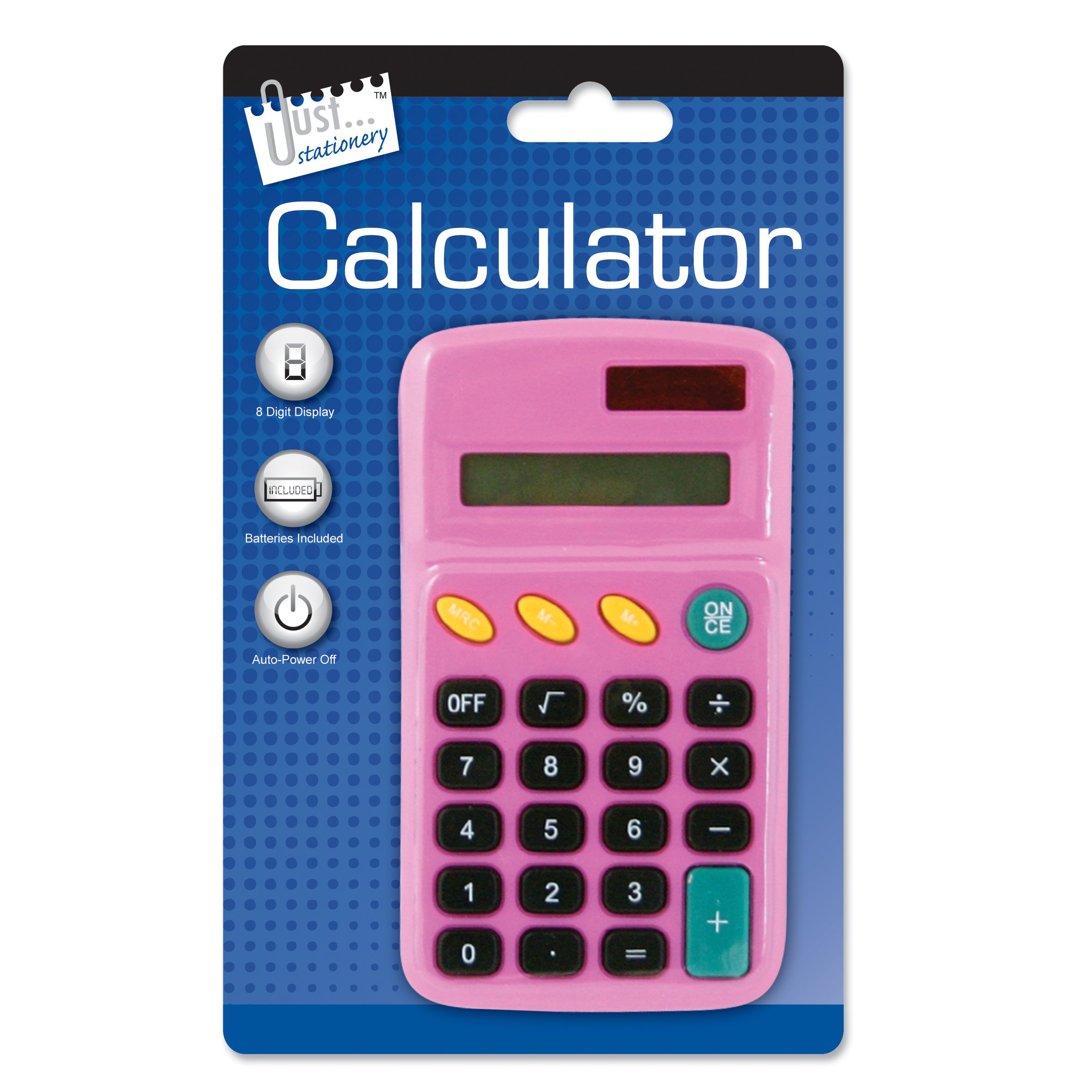 Just stationery Pocket Calculator - Assorted Colours
