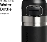 Stanley 1913 Quick Flip Stainless Steel Water Bottle 0.47L Black view 3