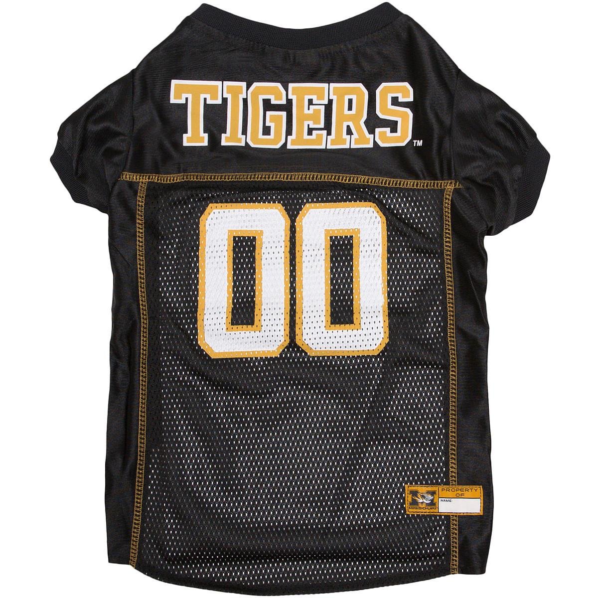 Pets First NCAA College Missouri Tigers Mesh Jersey for DOGS & CATS, Medium. Licensed Dog Jersey with your Favorite Football/Basketball College Team โ image 1
