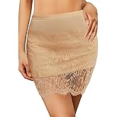 Avidlove Half Slips for Women Slip Skirt Lace Underskirt Anti-Slip Static Resistant Short Underdress Solid Dress
