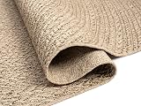 the carpet Kansas Indoor Outdoor Rug Natural Jute Look 140x200 cm view 5