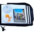 Amazon.com: DVD CD Storage Case with Extra Wide Title Cover Pages for ...