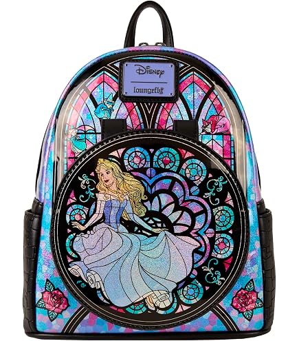 Amazon.com | Loungefly Disney Princess Stained Glass  display picture 1